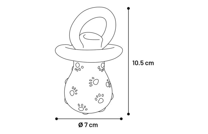 Flamingo Toy Waiz Dummy Multiple colours