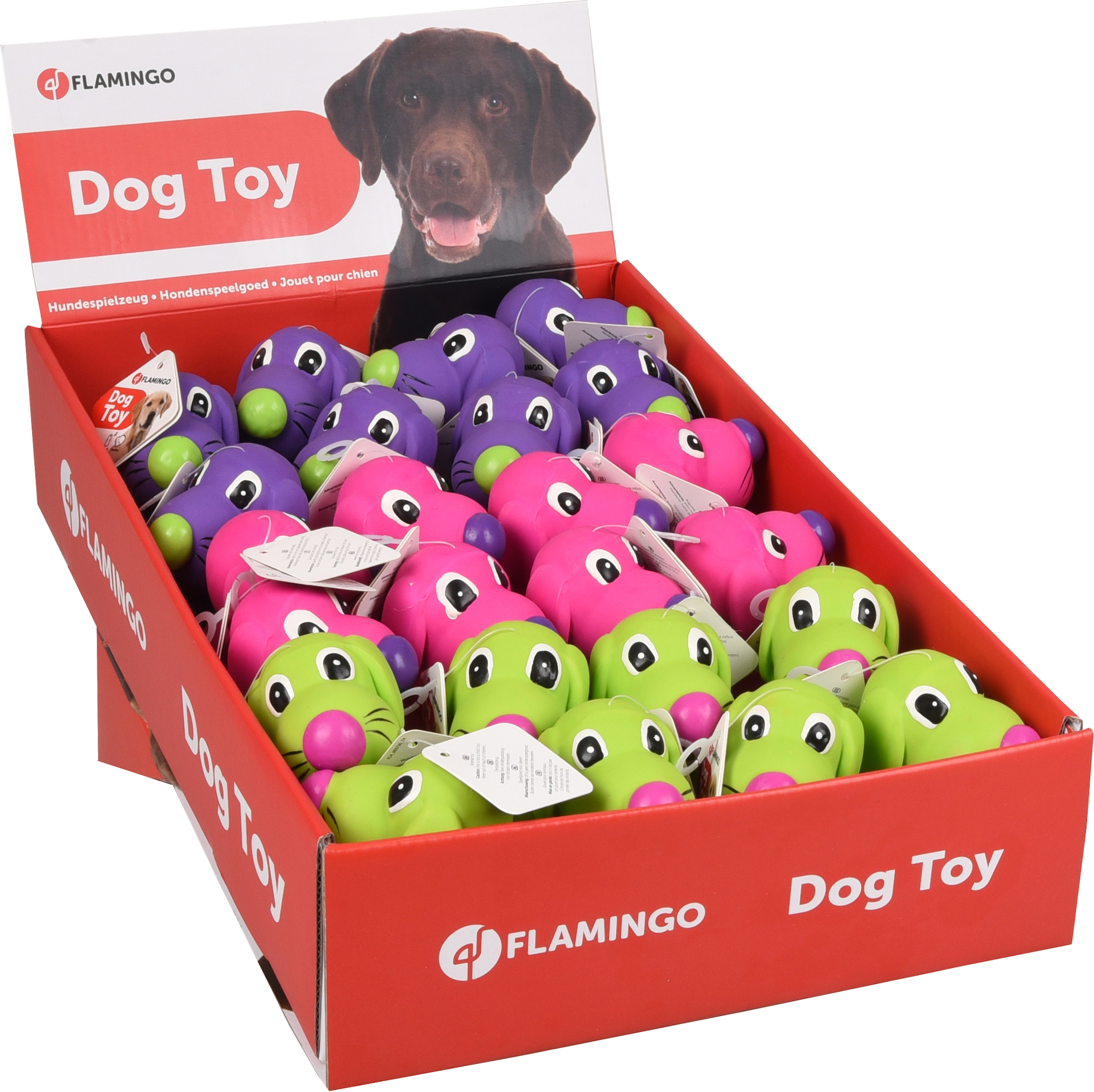 Flamingo Giocattolo Waiz Cane Colori multipli