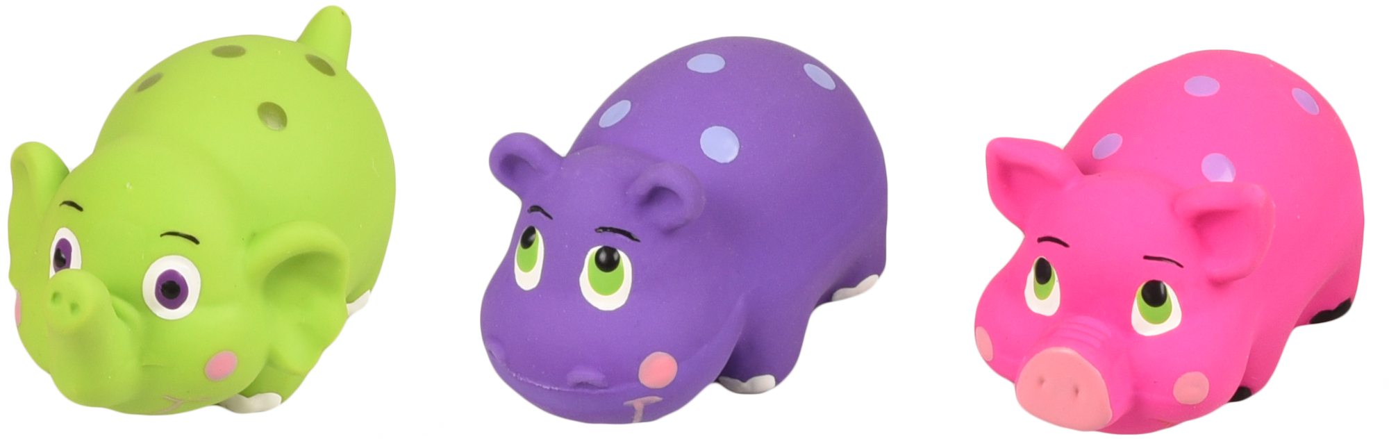 Flamingo Jouet Waiz Éléphant & Hippopotame & Cochon Plusieurs couleurs