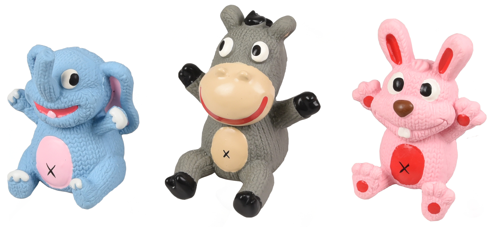 Flamingo Jouet Klappy Éléphant & Âne & Lapin Plusieurs couleurs