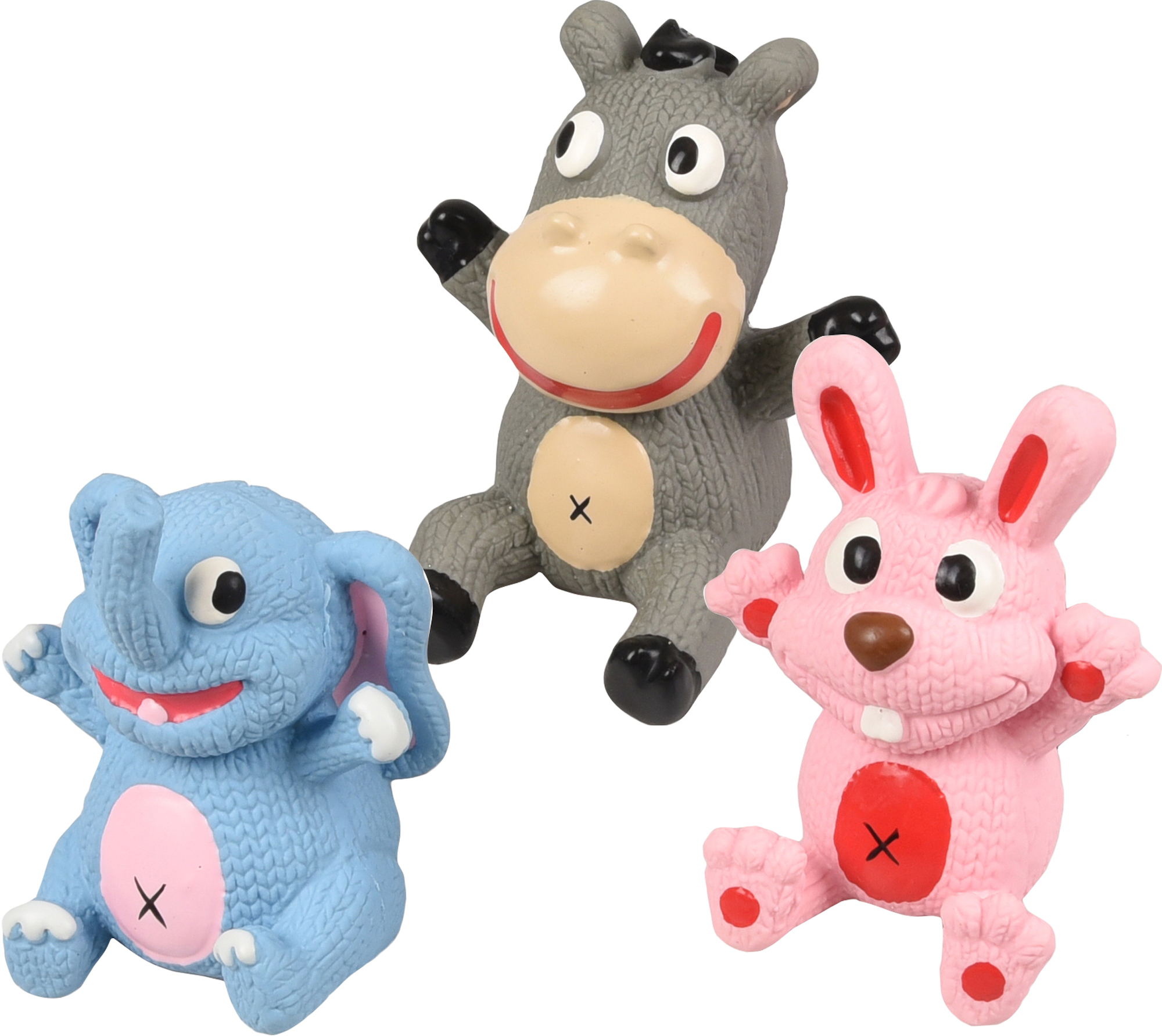 Flamingo Jouet Klappy Éléphant & Âne & Lapin Plusieurs couleurs