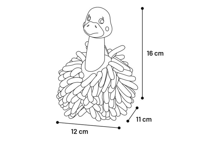 Flamingo Giocattolo Wilmar Struzzo Colori multipli