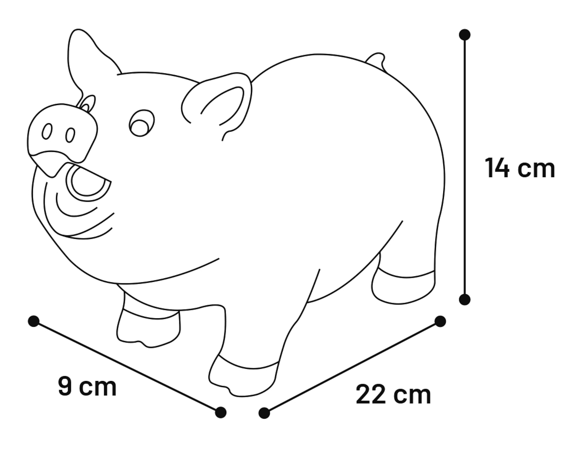 Flamingo Toy Knor Pig Light pink