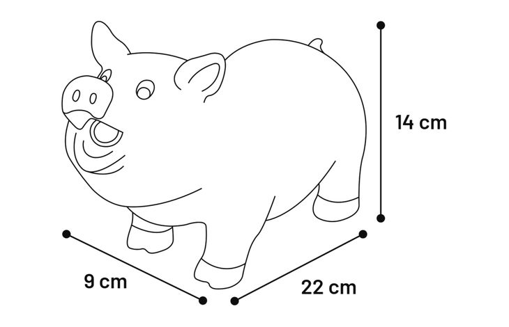 Flamingo Toy Knor Pig Light pink