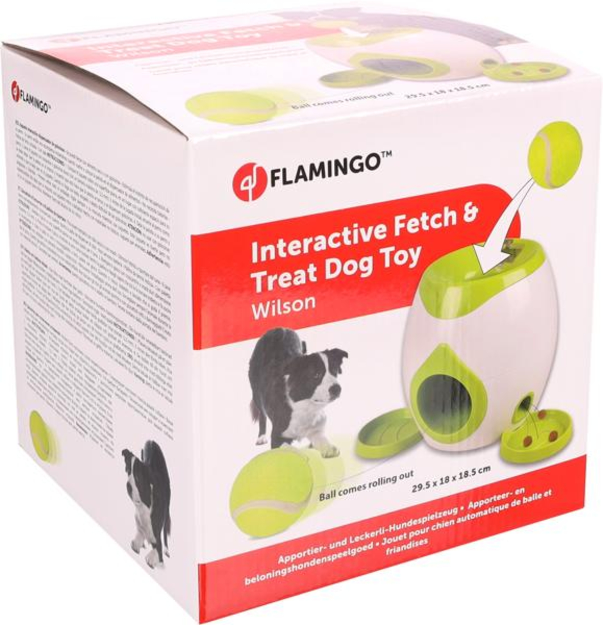 Flamingo Jouet Wilson  Blanc & Vert lime