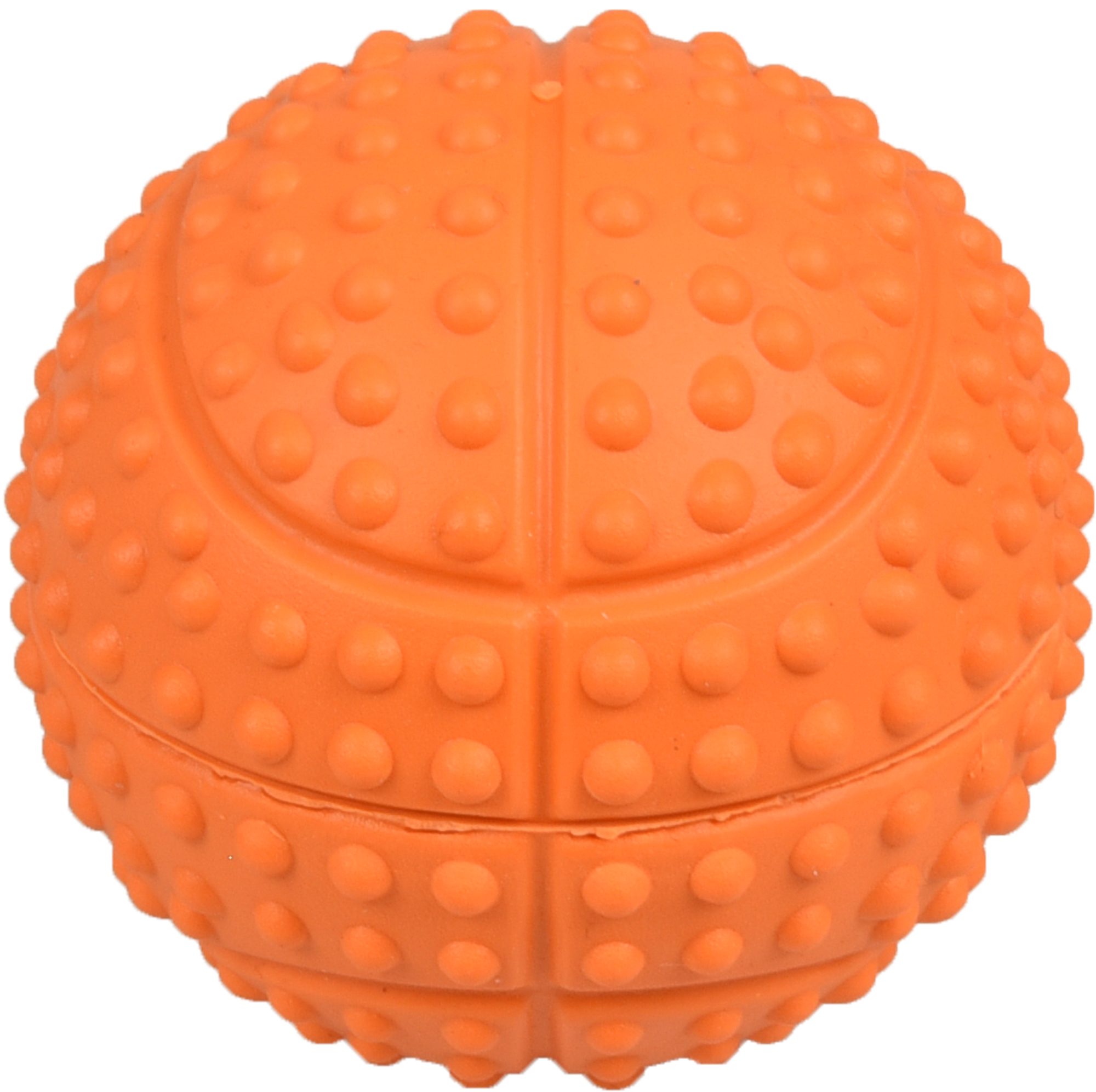 Orange squeaky basketball dog cheap toy