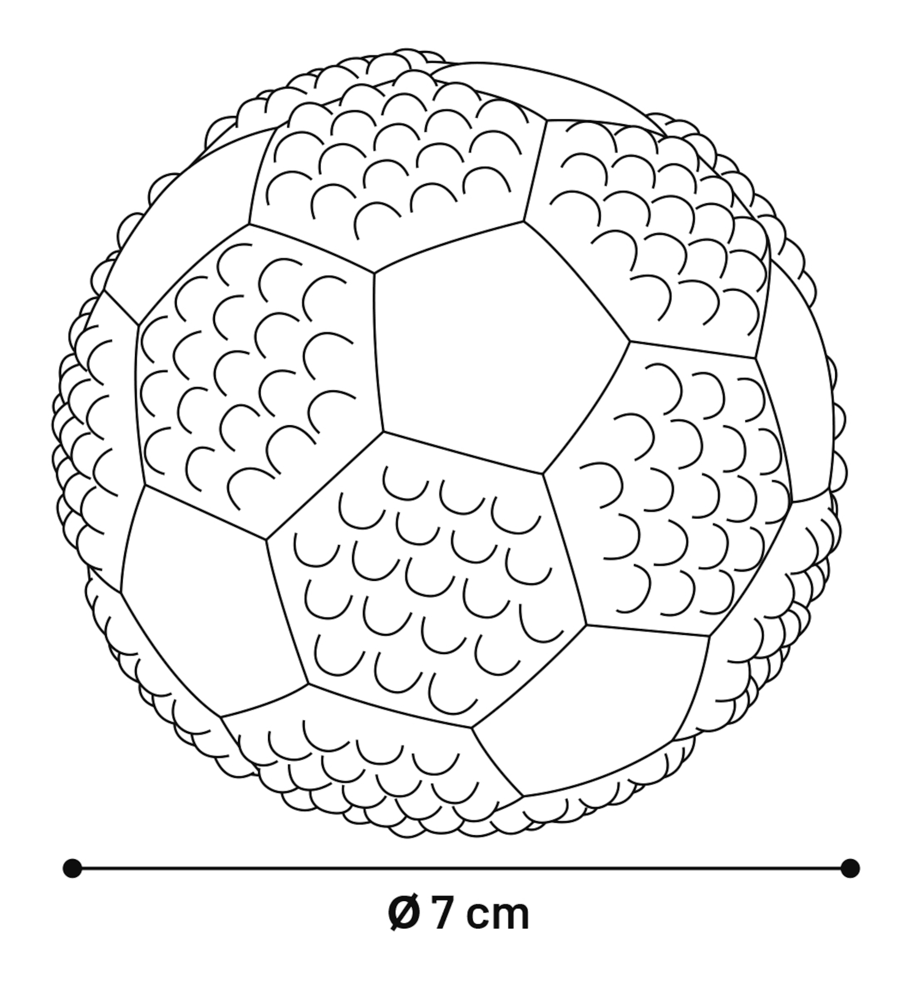 Flamingo Toy Rula Football Multiple colours