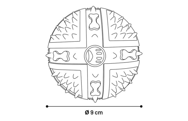 Flamingo Toy Rula Spike ball Multiple colours