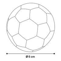 Flamingo Toy Wendela Football Multiple colours