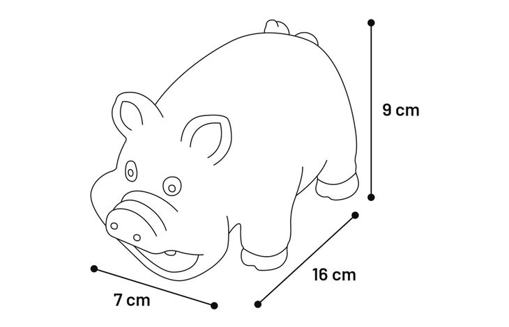 Flamingo Toy Wensley Pig Multiple colours