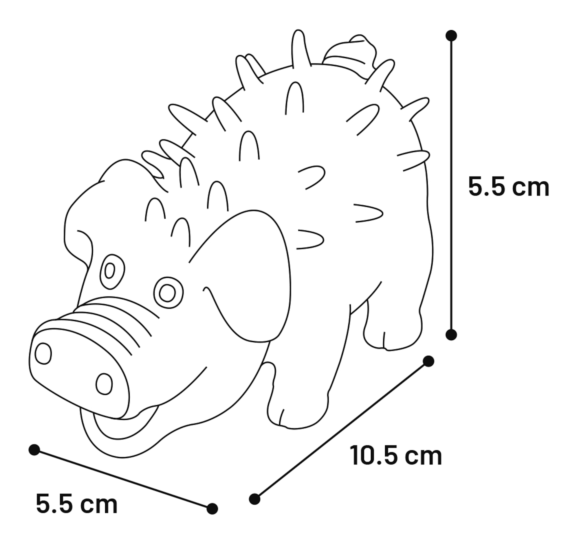 Flamingo Speelgoed Winne Varken Meerdere kleuren
