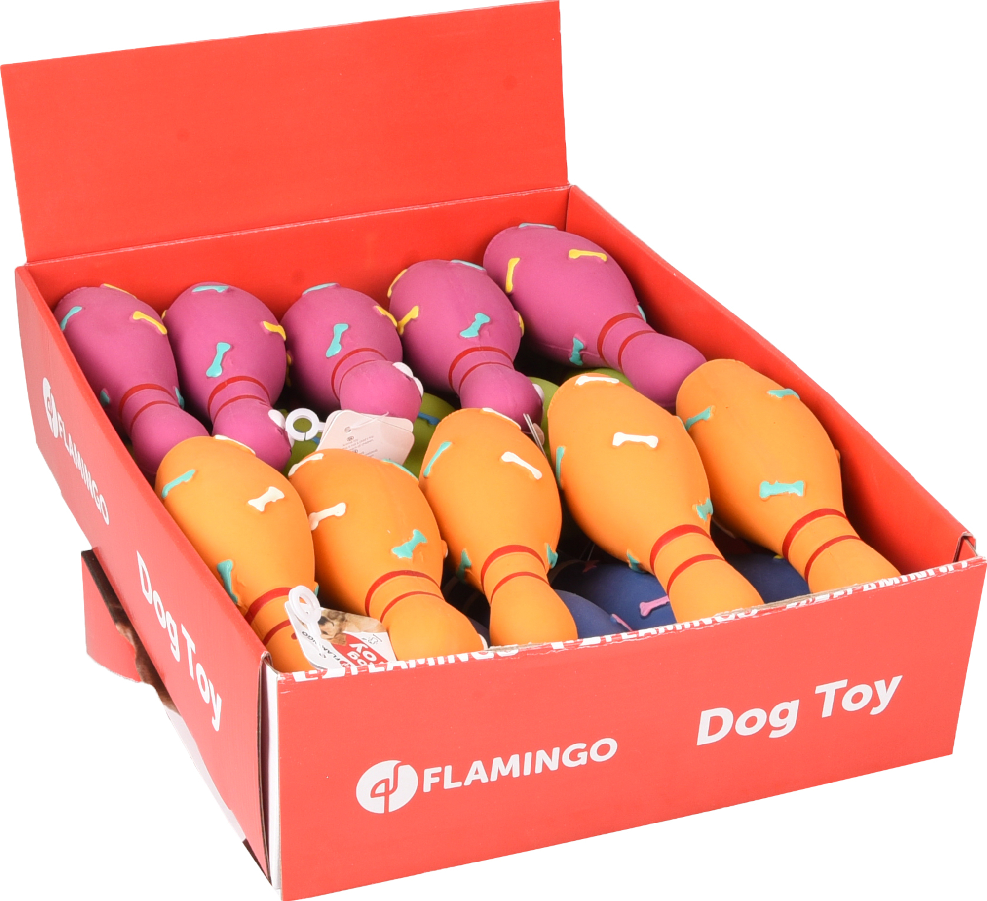 Flamingo Spielzeug Wojtek Bowling-Pin Mehrere Farben
