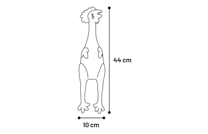Flamingo Spielzeug Gallina Huhn Gelb