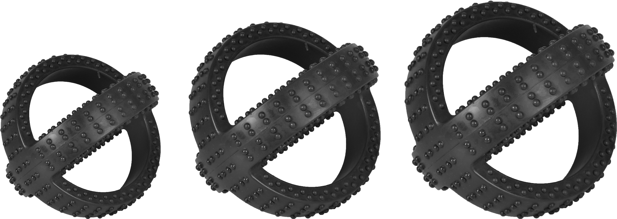 Flamingo Speelgoed Gladiator Cross bal Zwart