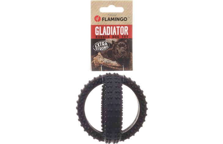 Flamingo Speelgoed Gladiator Cross bal Zwart