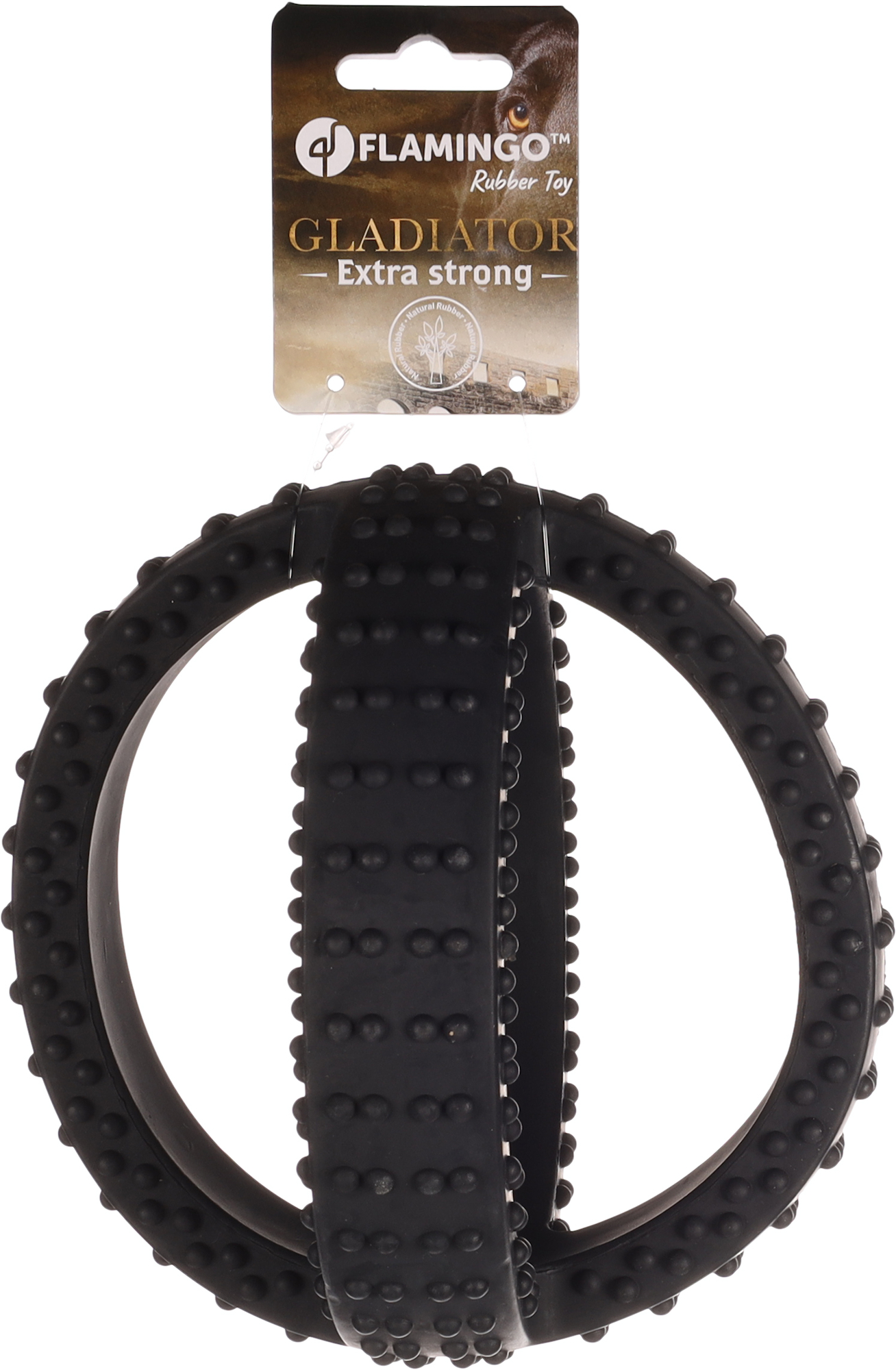 Flamingo Speelgoed Gladiator Cross bal Zwart