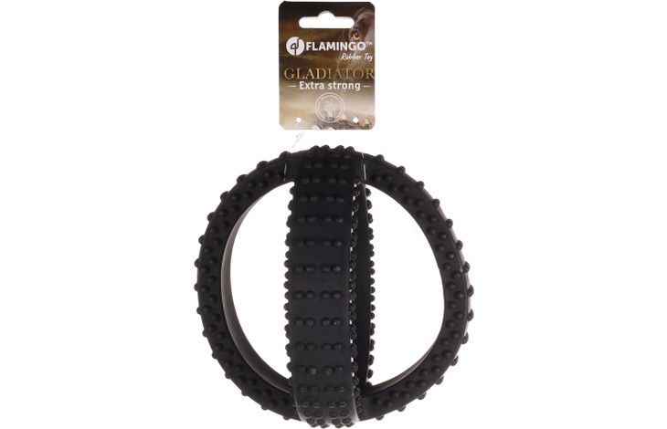 Flamingo Speelgoed Gladiator Cross bal Zwart