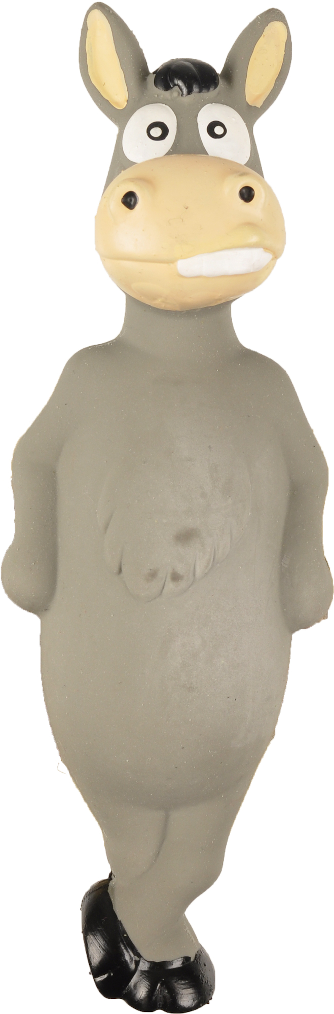 Flamingo Speelgoed Squeaky Ezel Grijs