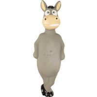 Flamingo Speelgoed Squeaky Ezel Grijs