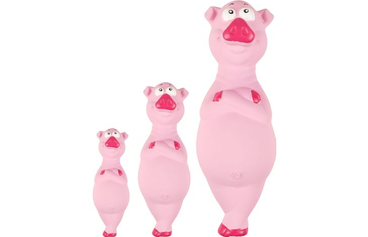 Flamingo Spielzeug Squeaky Schwein Rosa
