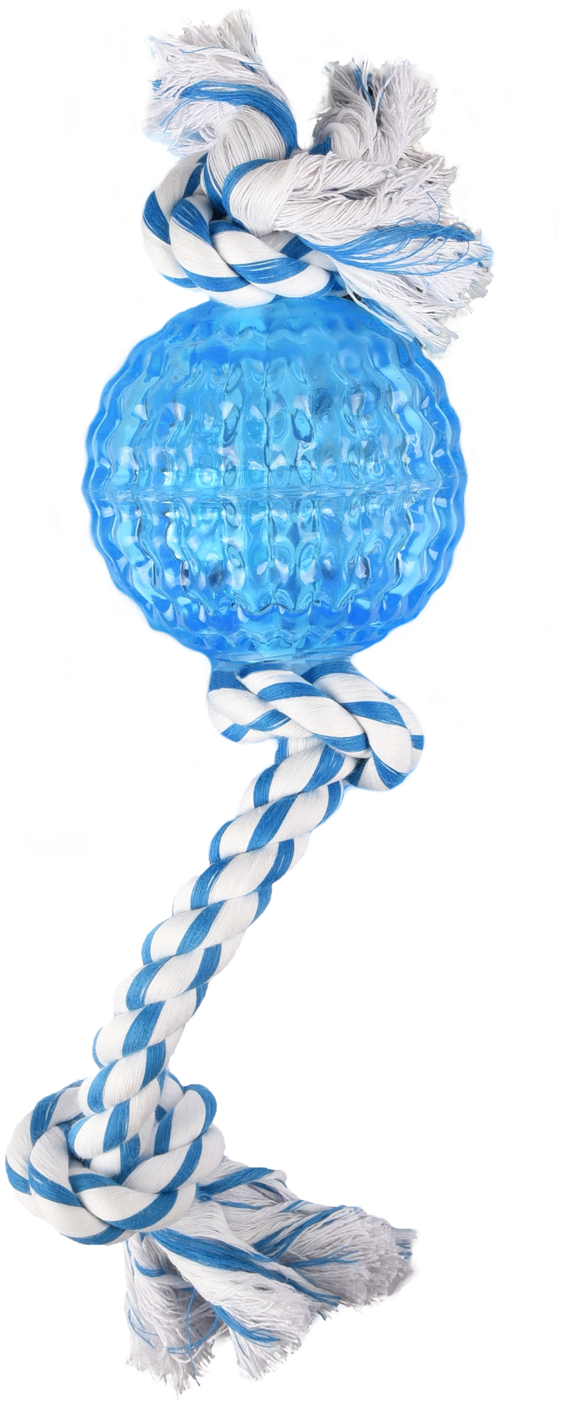 Flamingo Toy Denta Toy Cord with ball with mint flavour