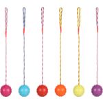 Toy Rula Tug rope with ball Multiple colours