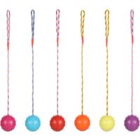 Flamingo Toy Rula Tug rope with ball Multiple colours