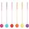 Toy Rula Tug rope with ball Multiple colours
