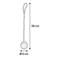 Flamingo Toy Rula Tug rope with ball Multiple colours