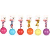 Flamingo Toy Rula Tug rope with ball Multiple colours