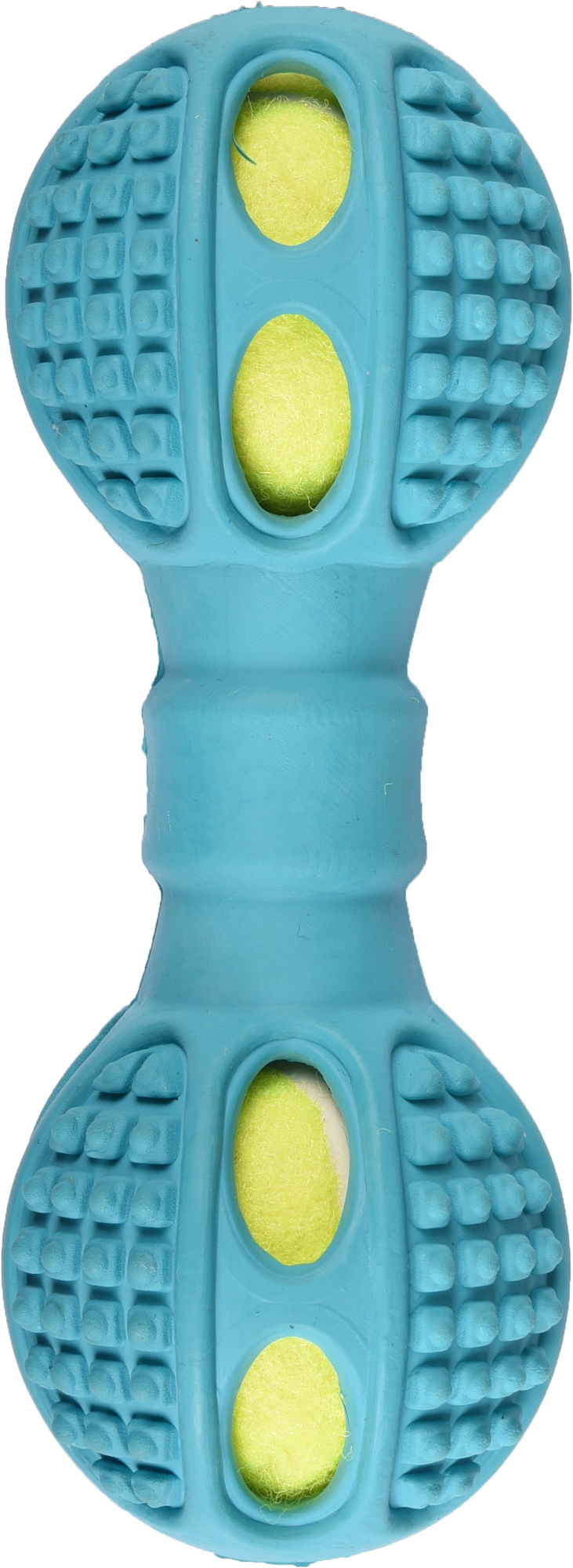 Flamingo Speelgoed Drury Halter met tennisbal Blauw