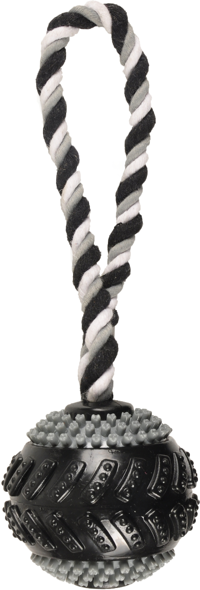 Flamingo Speelgoed Gladiator Trektouw Curling met bal Zwart