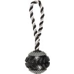 Toy Gladiator Tug rope Curling with ball Black