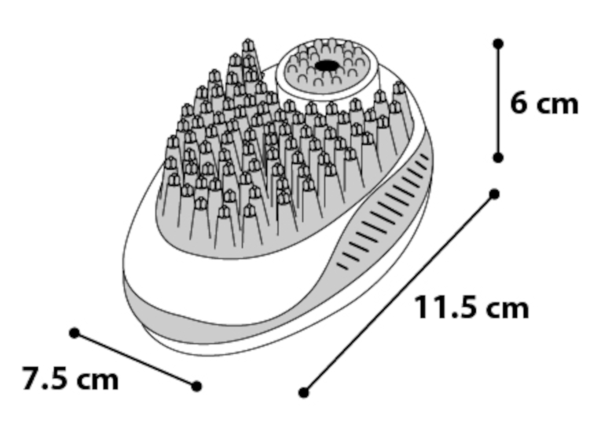Flamingo Cepillo de masaje & Cepillo de limpieza Margo