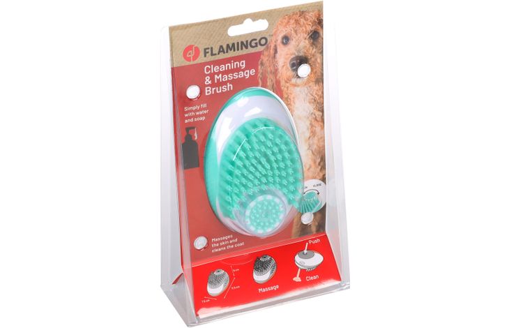 Flamingo Cepillo de masaje & Cepillo de limpieza Margo