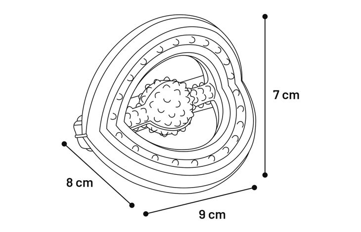 Flamingo Toy Ruffus Tri-ring Multiple colours