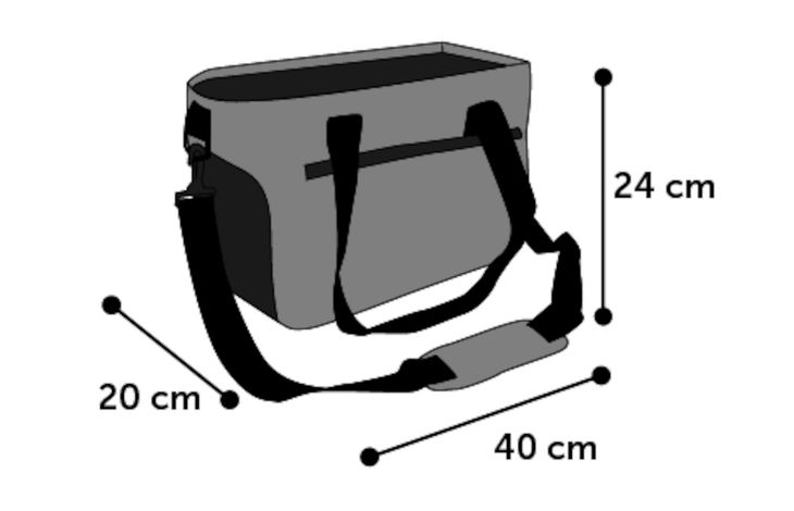 Flamingo Carrying bag Zofia Grey