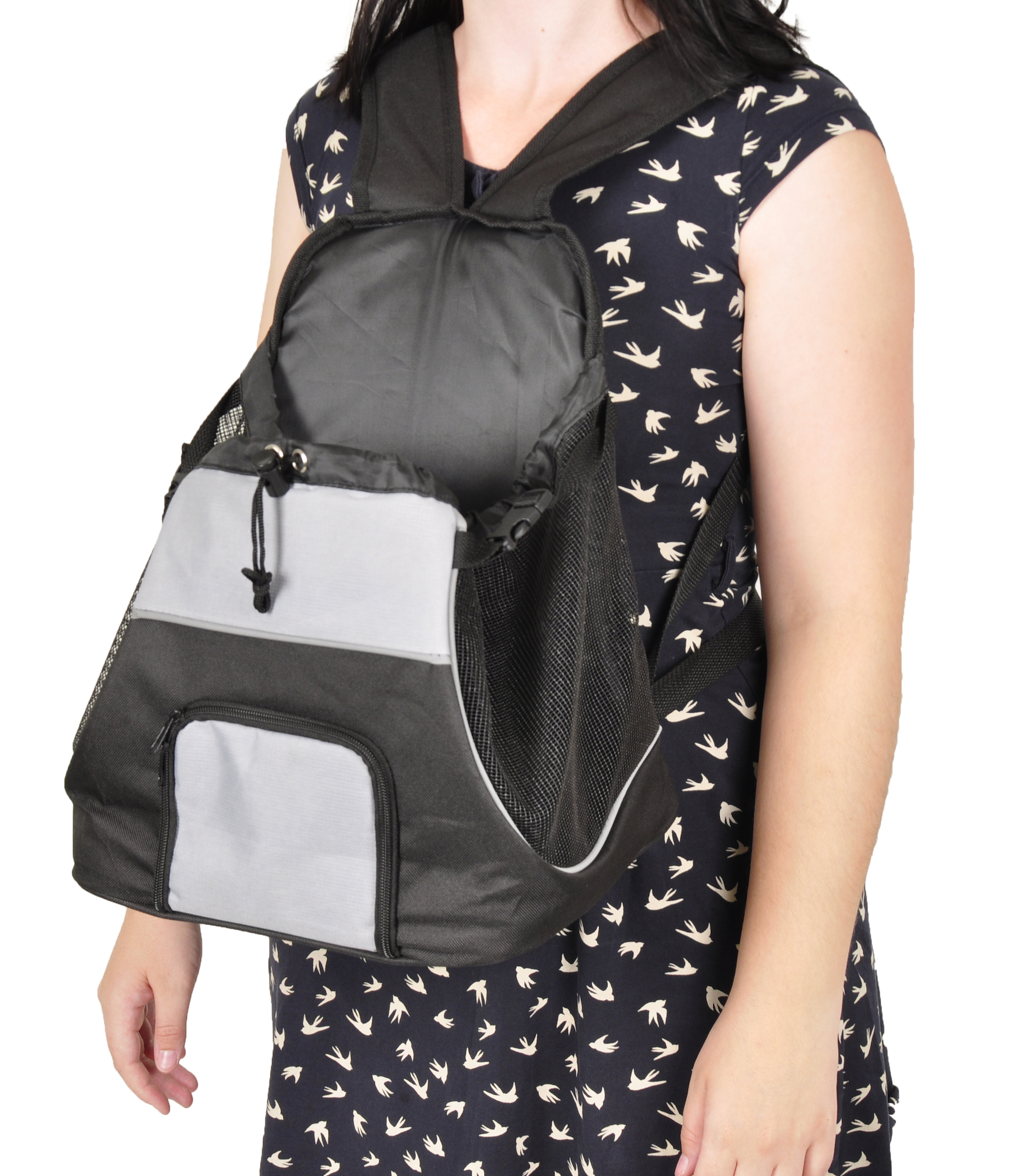 Flamingo Trasportino frontale Sybil Nero