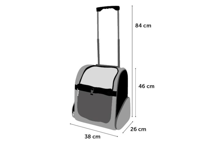 Flamingo Trolley Tirza Grau