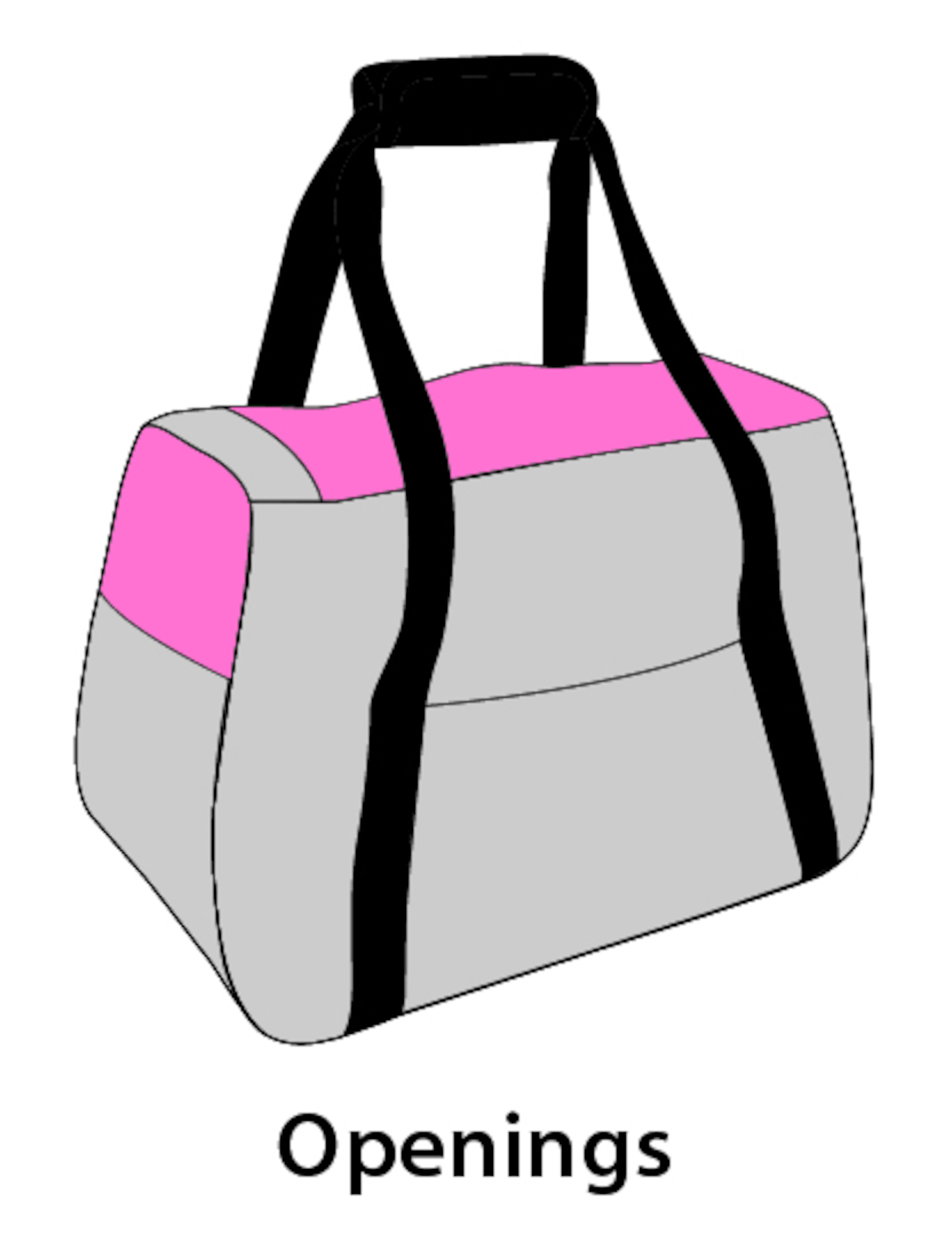 Flamingo Draagtas Leona Grijs