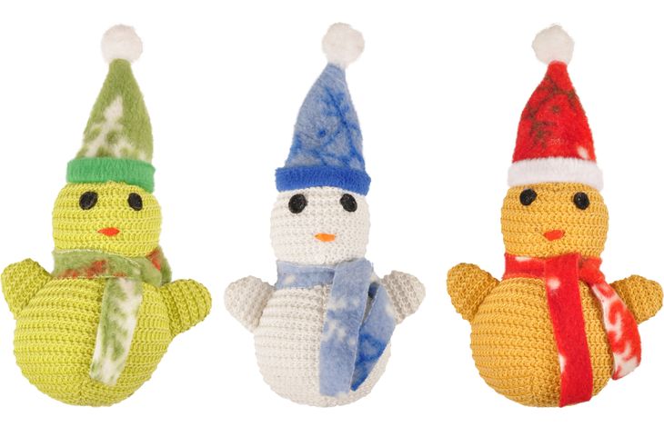 Flamingo Christmas Toy Jayden Snowman Multiple colours 