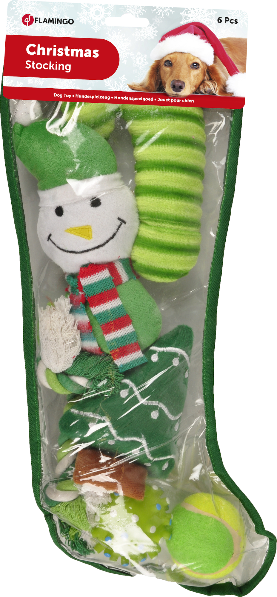 Natale Giocattolo Nolan Palla riccio Albero di Natale Pupazzo di neve Palla  da tennis Cordone Bastoncino di zucchero Verde Bianco Rosso Verde scuro |  518140 | Flamingo Pet Products