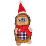 Christmas Toy Ethan Hedgehog Red White Blue Brown 