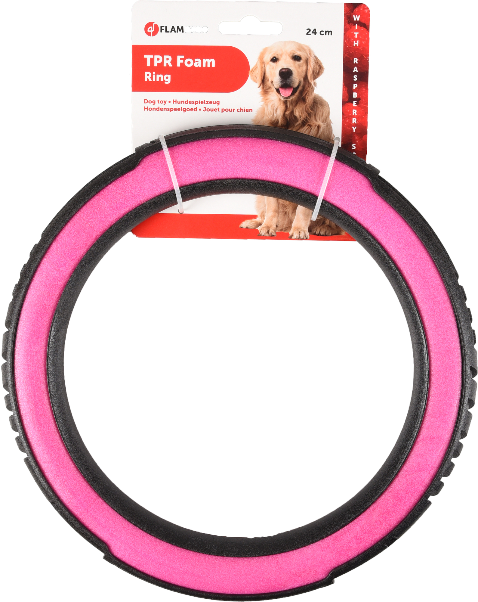 Flamingo Toy Livia Ring with raspberry flavour