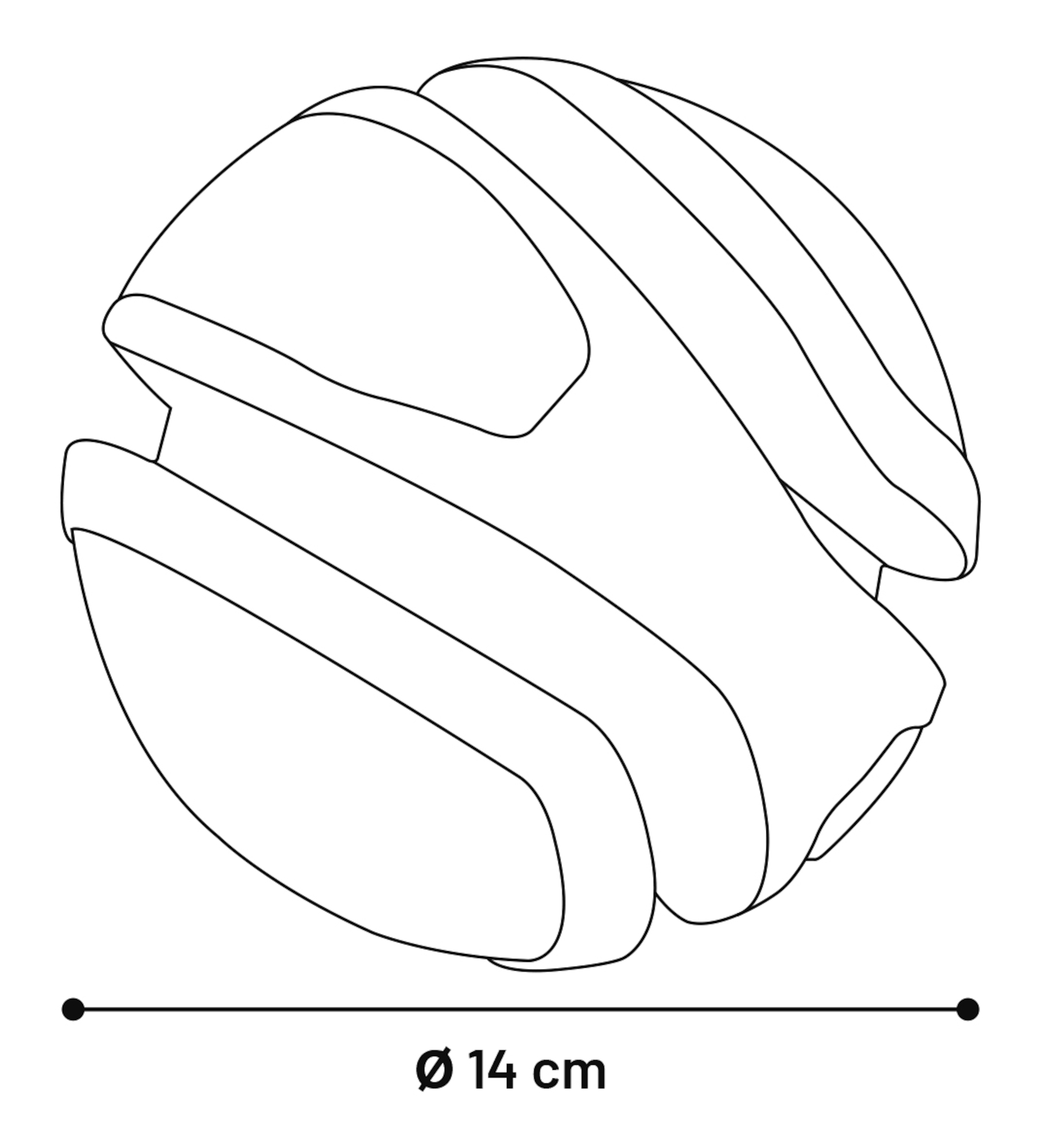 Flamingo Toy Livia Ball with mint flavour