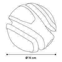 Flamingo Toy Livia Ball with mint flavour