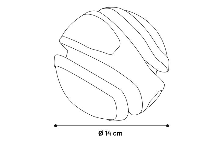 Flamingo Toy Livia Ball with mint flavour