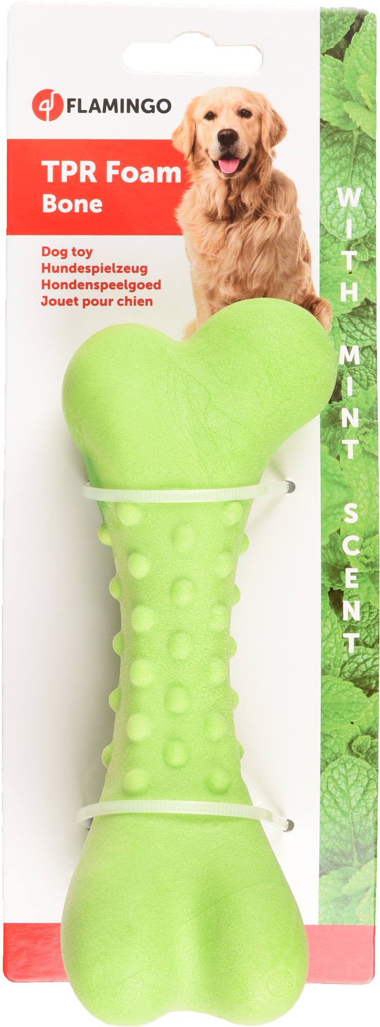 Flamingo Toy Dina Bone with mint flavour