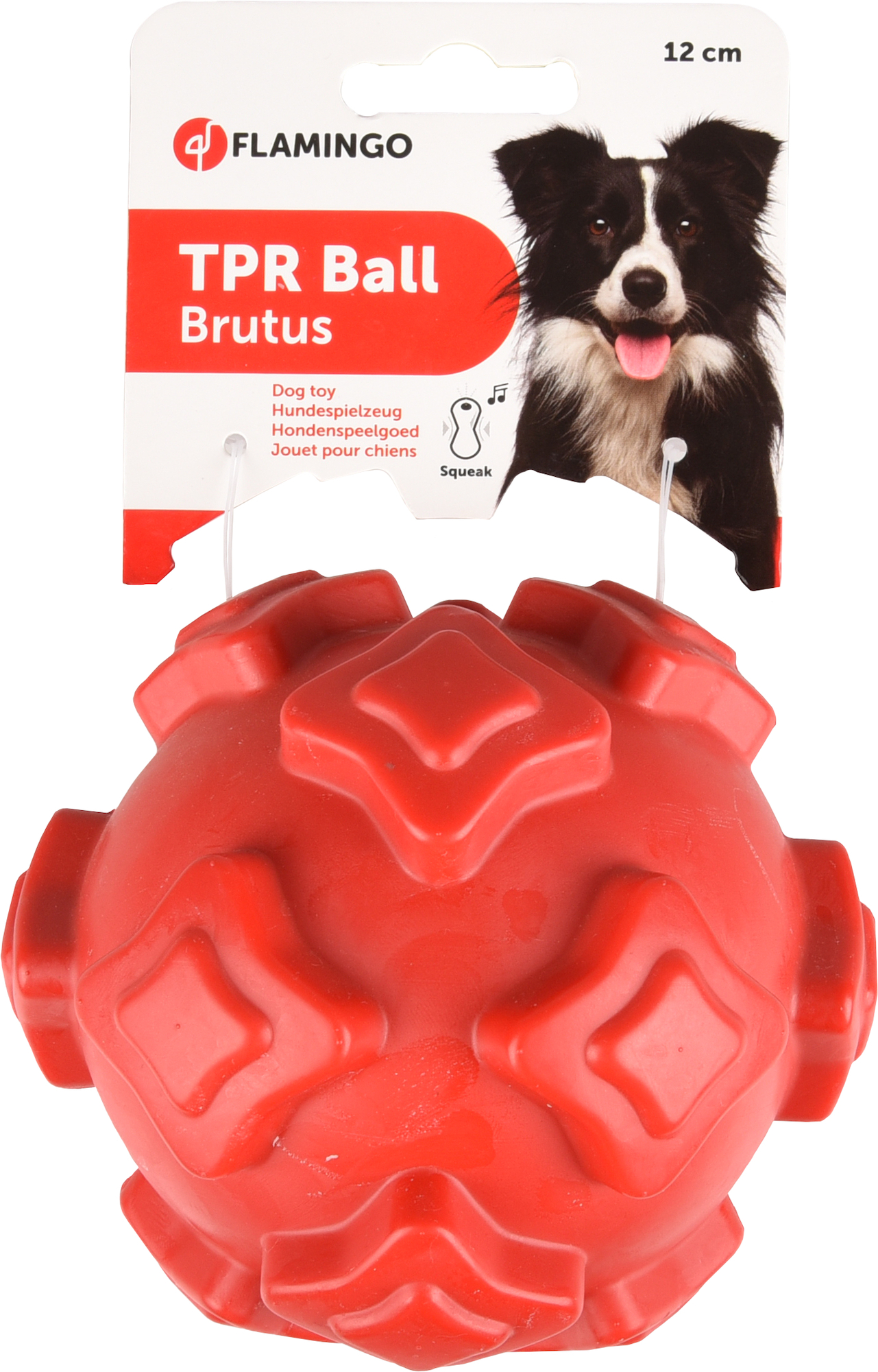 Flamingo Toy Brutus Ball Red