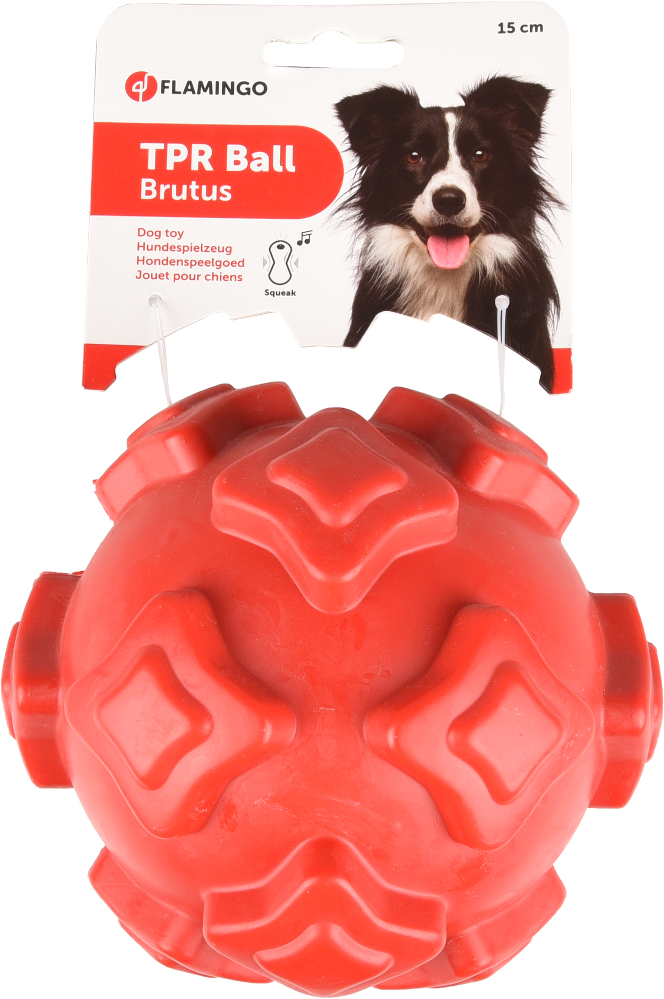 Flamingo Giocattolo Brutus Palla Rosso